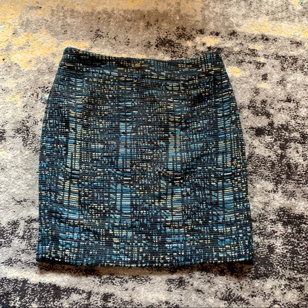 Ann Taylor boucle work career skirt
